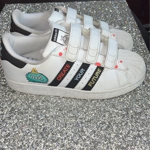 ADIDAS Originals X KEVIN LYONS Superstar CF C Kids Size 3